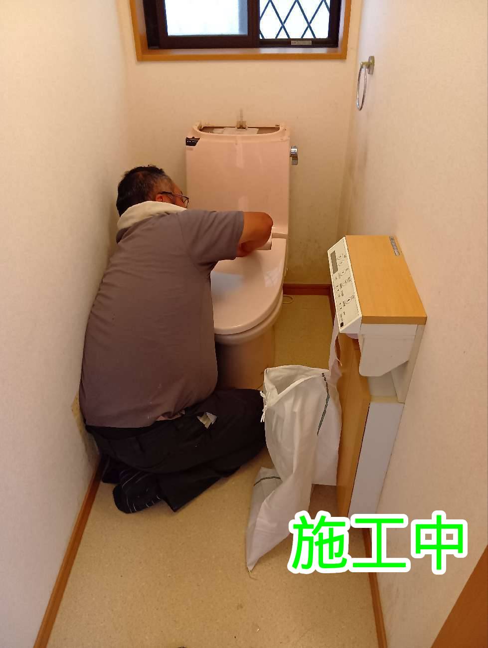 トイレ交換と内装工事を同日施工し、1日で快適空間へリニューアル